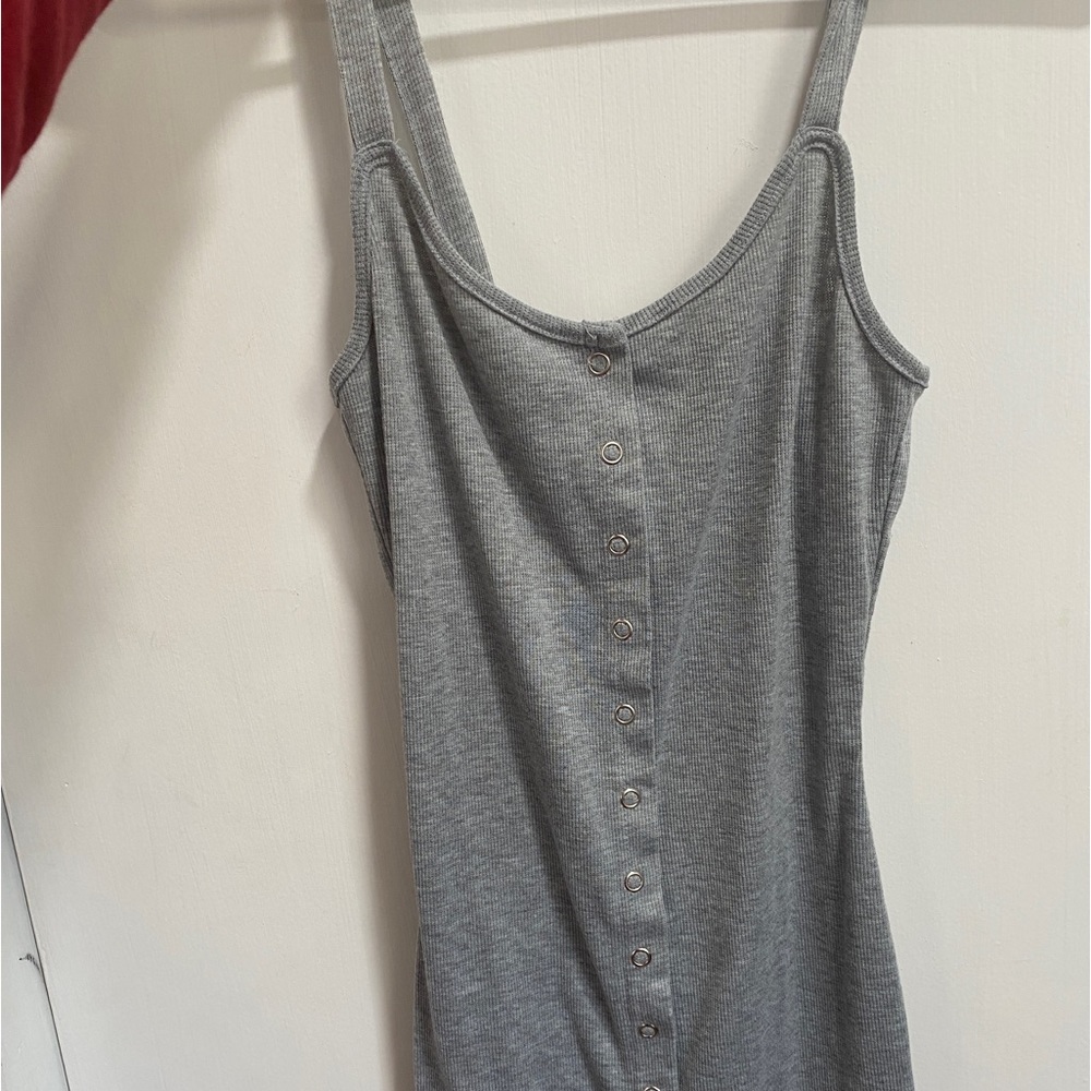 Kendall and Kylie bodycon snap button dress